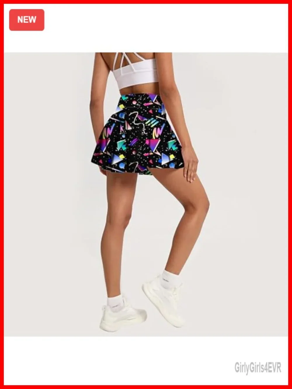 Women's Tennis Skirt Pleated Athletic Skort with Shorts Pocket High Waisted for